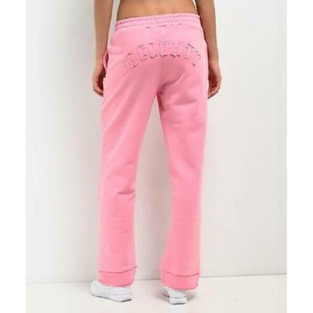 FB County French Terry Pink Women's Sweatpants XS - Picture 2 of 6